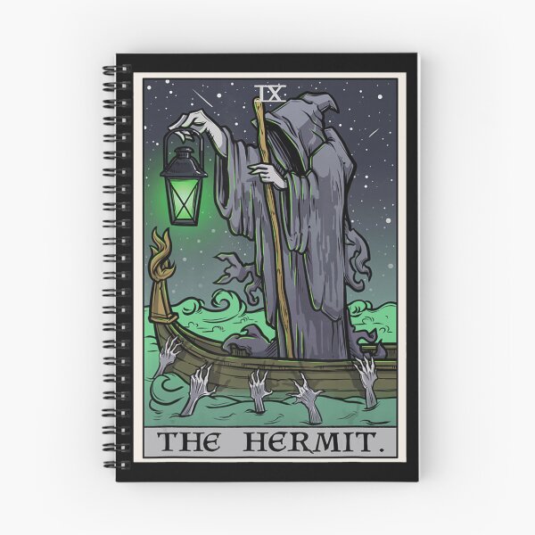 Item preview, The Hermit Drowning Souls IX Tarot Card designed and sold by Afton Mann.