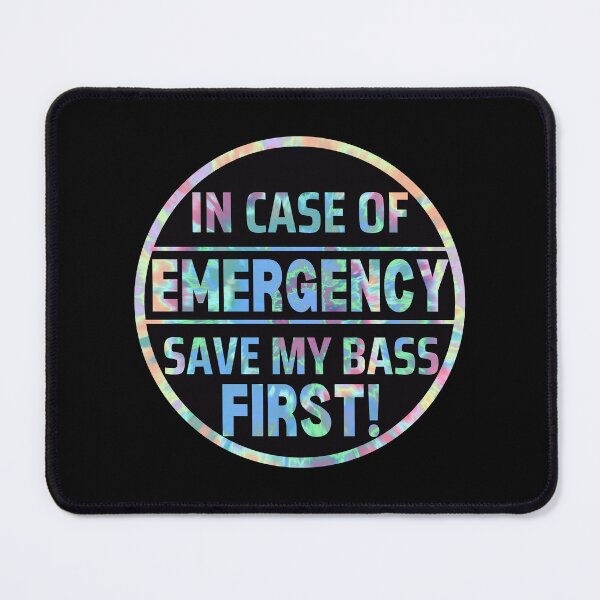 Item preview, Save My Bass First - Iridescent designed and sold by bloody-L.