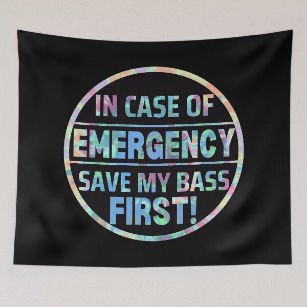 Item preview, Save My Bass First - Iridescent designed and sold by bloody-L.