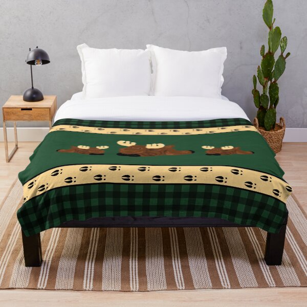 Item preview, 'Moosin Around' Tracks and Plaid in GREEN designed and sold by KColbyStudios.