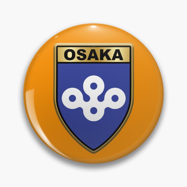Item preview, OSAKA PREFECTURE Flag Gifts, Masks, Stickers & Products (11) designed and sold by mpodger.