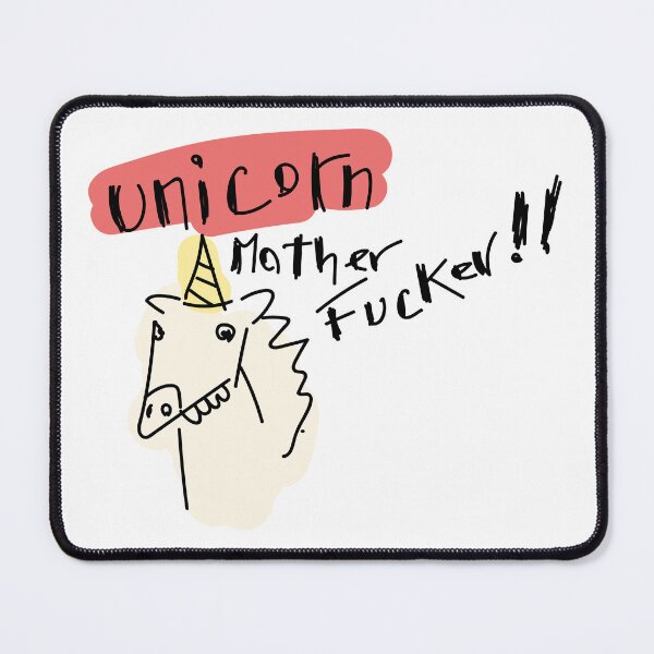 Item preview, unicorn mother fucker - doodle draw - badly designed unicorn joke - sarcastic - vulgar - not for kids designed and sold by AnassBachar.