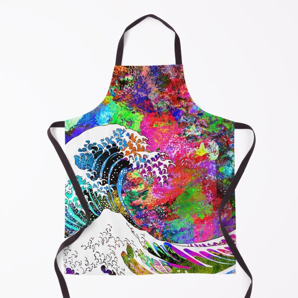 Item preview, Colorful Great Wave off Kanagawa designed and sold by UkiyoeKIMASA.