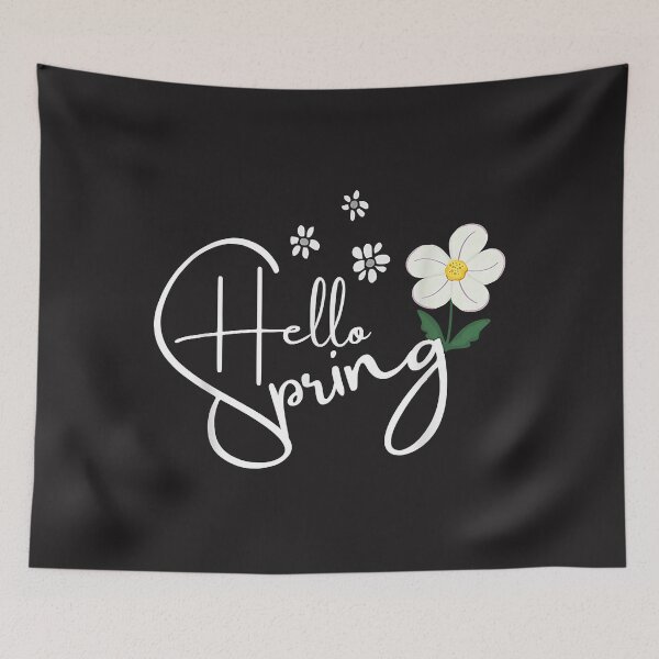 Item preview, Womans Hello Spring - Cute Easter Daisy Vintage Floral Tee designed and sold by marla8ruby.