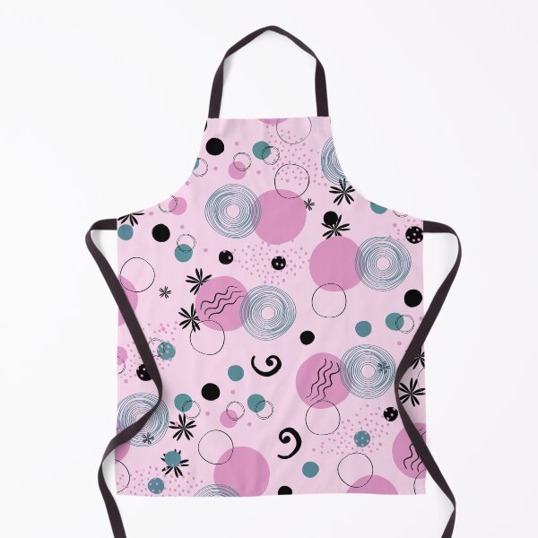 Item preview, Retro Geometric Pattern (pink) designed and sold by Dorina Larsdotter.