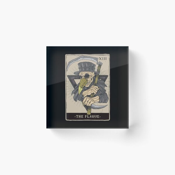 Item preview, The Plague 2 Sickle Demon Crow XIII Tarot Card designed and sold by Afton Mann.