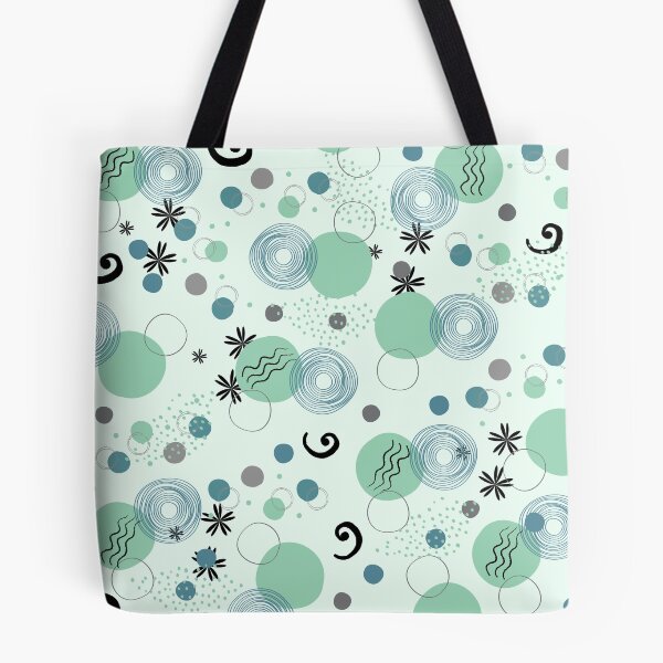 Item preview, Retro Geometric Pattern (green) designed and sold by Dorina Larsdotter.