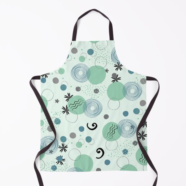 Item preview, Retro Geometric Pattern (green) designed and sold by Dorina Larsdotter.