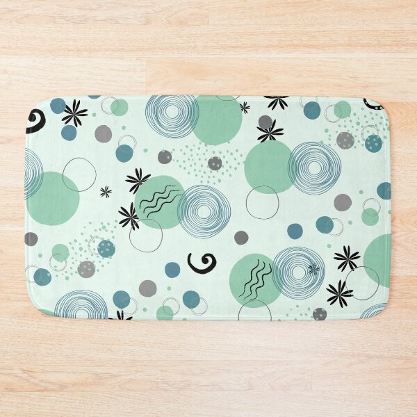Item preview, Retro Geometric Pattern (green) designed and sold by Dorina Larsdotter.