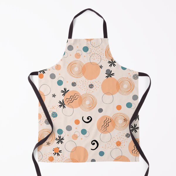 Item preview, Retro Geometric Pattern (orange) designed and sold by Dorina Larsdotter.