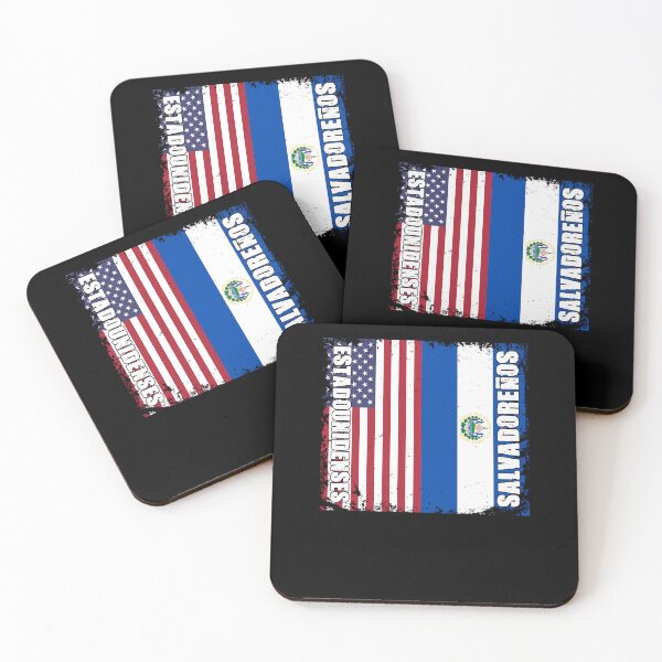 Item preview, Salvadorian American Flag For Salvadoran Roots Salvadoreños designed and sold by Nessshirts.