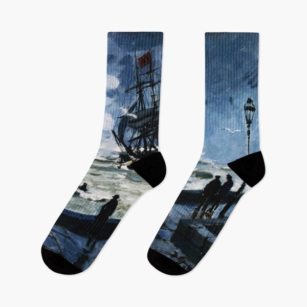 Item preview, Claude Monet The Jetty At Le Havre, Bad Weather designed and sold by Vintage Designs +.