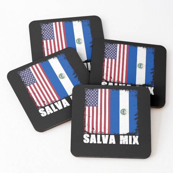 Item preview, American Salvadorian Flag For Salvadoran Roots Salvadoreños designed and sold by Nessshirts.