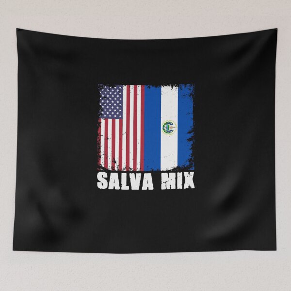 Item preview, American Salvadorian Flag For Salvadoran Roots Salvadoreños designed and sold by Nessshirts.