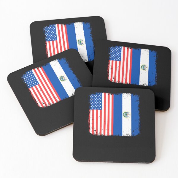 Item preview, American Salvadorian Flag For Salvadoran Roots Salvadoreños designed and sold by Nessshirts.