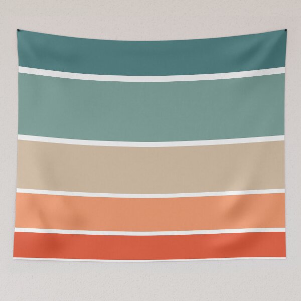 Item preview, Vintage retro color bars deco pattern designed and sold by Merchandiser099.
