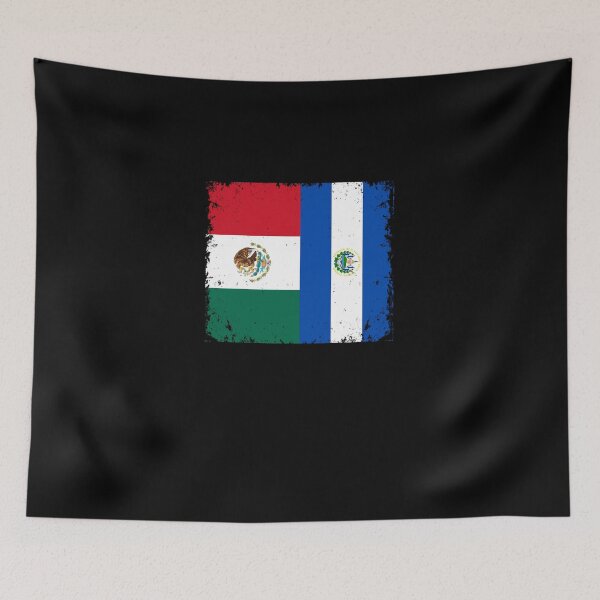 Item preview, Mexican Salvadorian Flag For Salvadoreños El Salvador Lover designed and sold by Nessshirts.