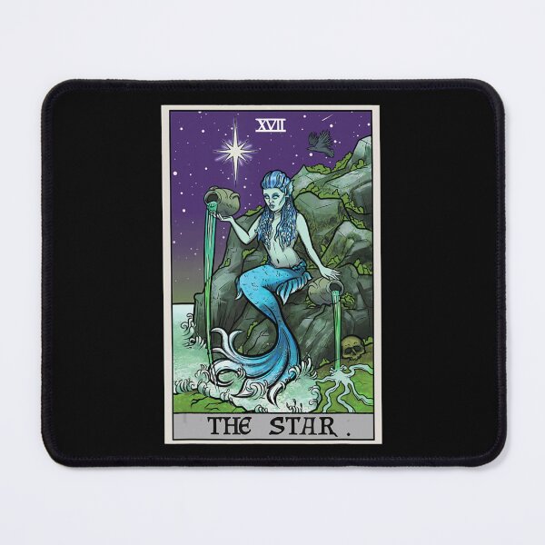 Item preview, The Star Mermaid Cauldrons XVII Tarot Card designed and sold by Afton Mann.