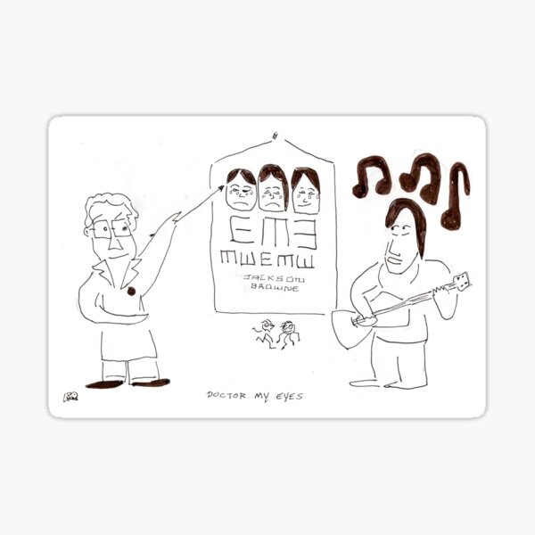 Item preview, Song Cartoon - Doctor My Eyes designed and sold by fred rosenthal.