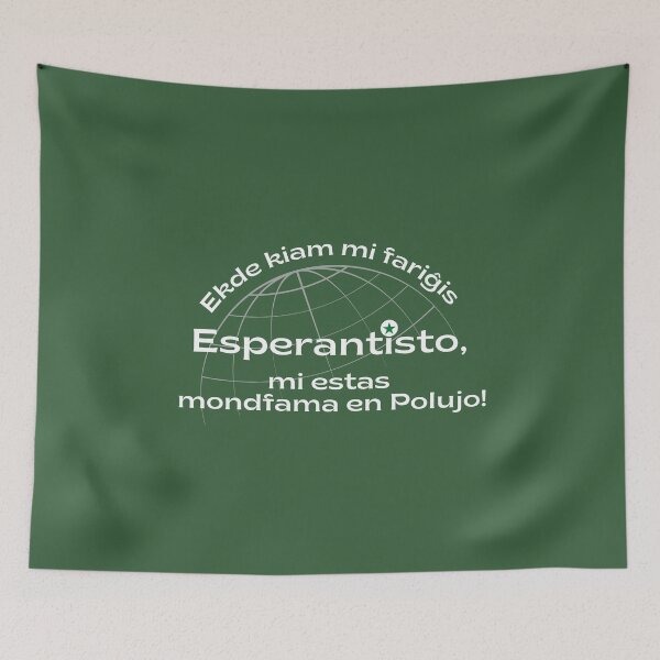 Item preview, Ekde kiam mi fariĝis Esperantiso, mi estas mondfama en Polujo!  designed and sold by Zebastjan Johanzen.