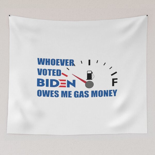 Item preview,  whoever voted biden owes me gas money, designed and sold by truewear1.