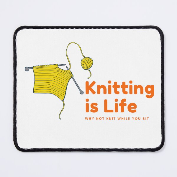 Item preview, Knitting is Life designed and sold by SAVV-Y.