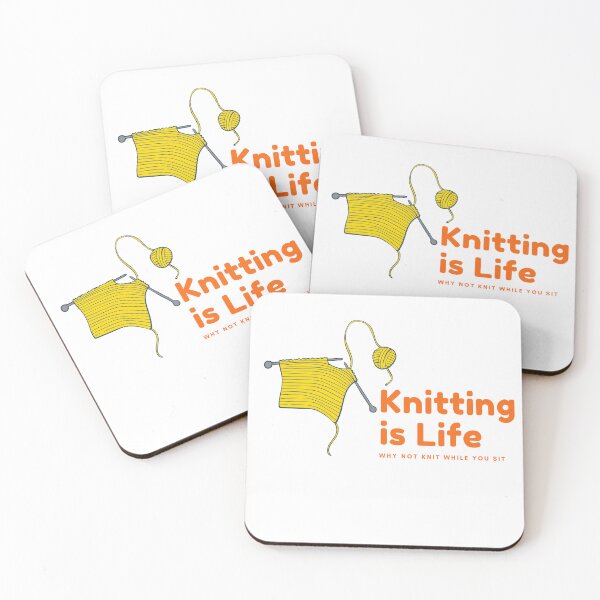 Item preview, Knitting is Life designed and sold by SAVV-Y.