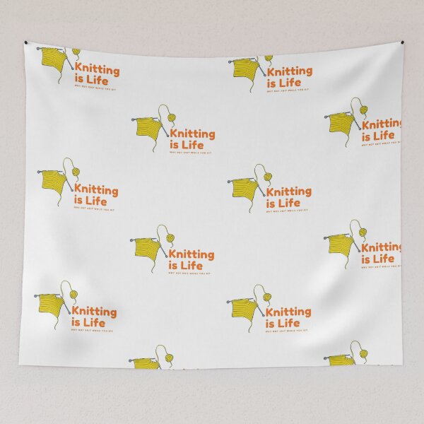 Item preview, Knitting is Life designed and sold by SAVV-Y.