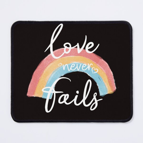 Item preview, Love never fails designed and sold by RebeccaRe.