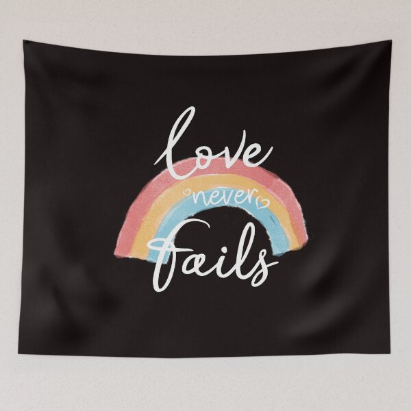 Item preview, Love never fails designed and sold by RebeccaRe.
