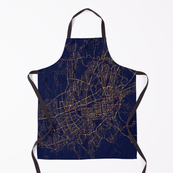 Item preview, Almaty, Kazakhstan Map  - City At Night designed and sold by deMAP.
