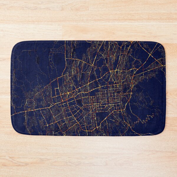 Item preview, Almaty, Kazakhstan Map  - City At Night designed and sold by deMAP.