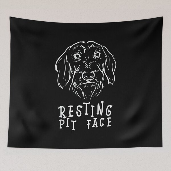 Item preview, Resting Pit Face designed and sold by melindadblacks.