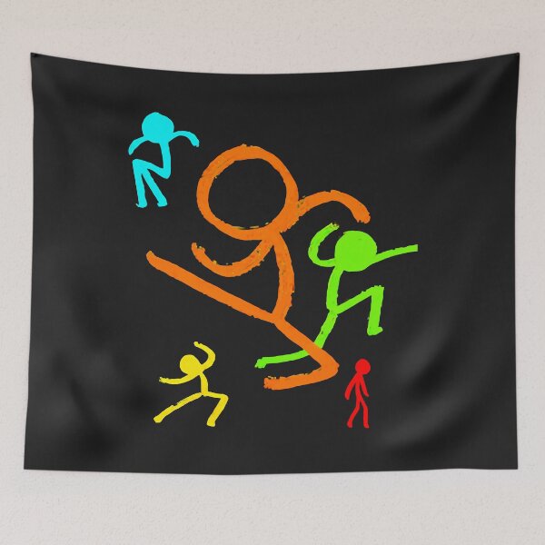 Item preview, Alan Becker Five Stick Figures Classic designed and sold by olgacadb.