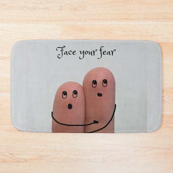 Item preview, Face your fear - Motivational phrases designed and sold by DigitalArtTrend.
