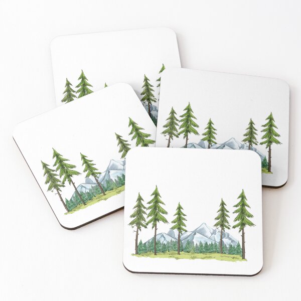 Item preview, Forest Landscape Woodland Forest Friends designed and sold by CreativeBu.