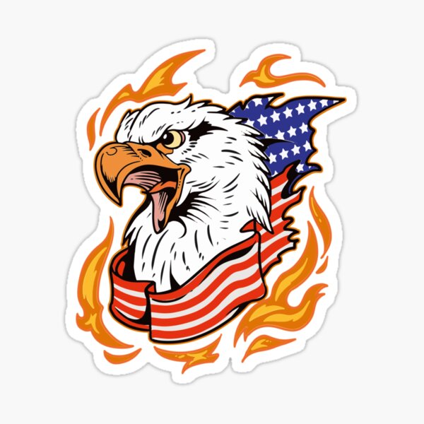 the-national-bird-of-the-united-states-sticker-by-enosmurray-redbubble