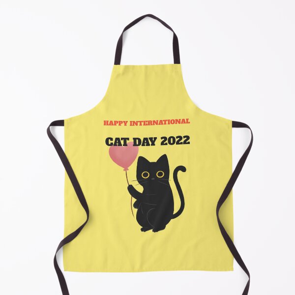 Item preview, HAPPY INTERNATIONAL CAT DAY 2022, Black Cat designed and sold by avit1.