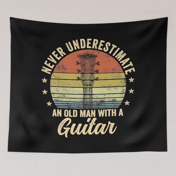 Item preview, Never Underestimate An Old Man With A Guitar Player designed and sold by douglasgary019.