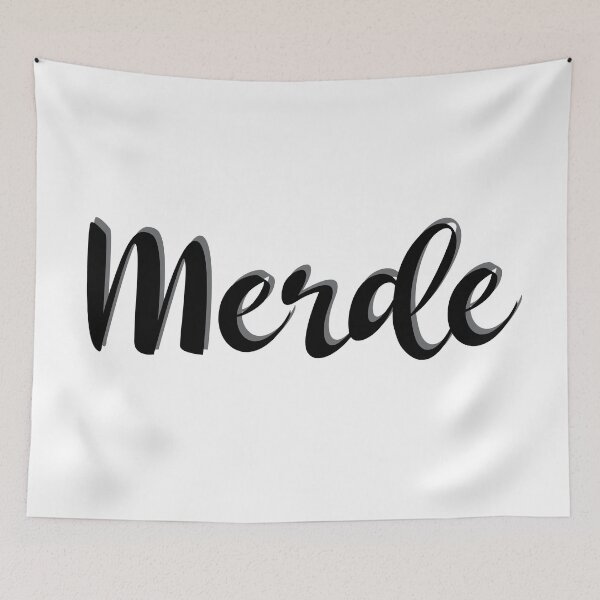 Item preview, Merde - Funny French - Pardon My French designed and sold by TravelScientist.