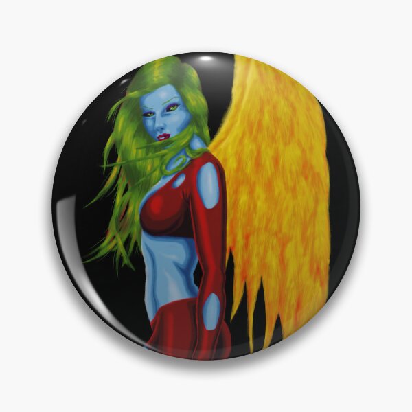 Item preview, ángel de piel azul designed and sold by robsonroper.