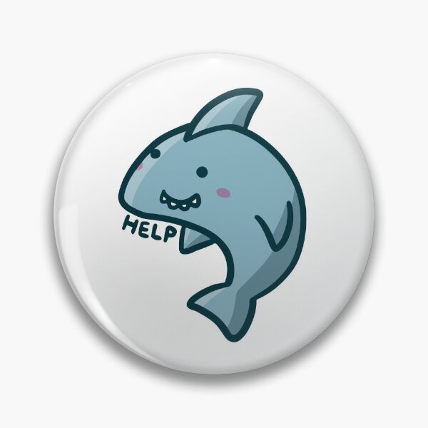 Item preview, Shark Help designed and sold by Help Illustrations.