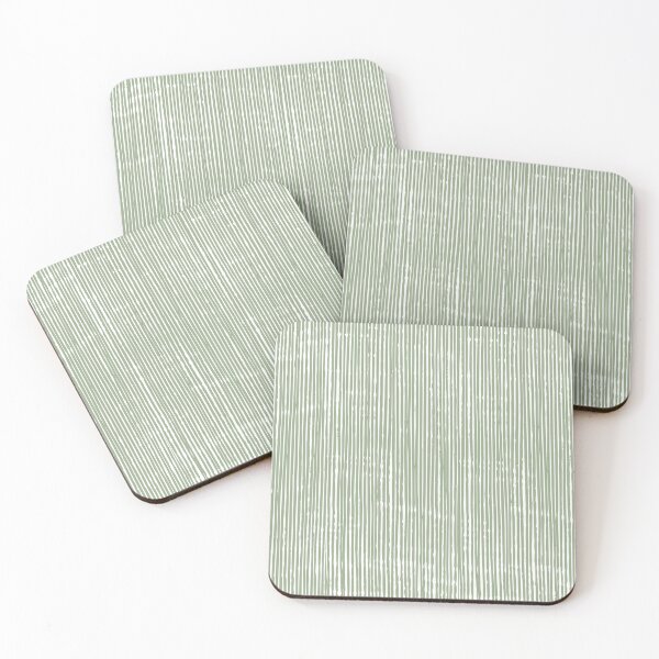 Item preview, Amazonian Abstract Stripes, Sage Green Aesthetics and White designed and sold by meggydesigns.