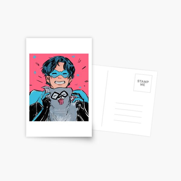Nightwing and Bitewing Icon Postcard