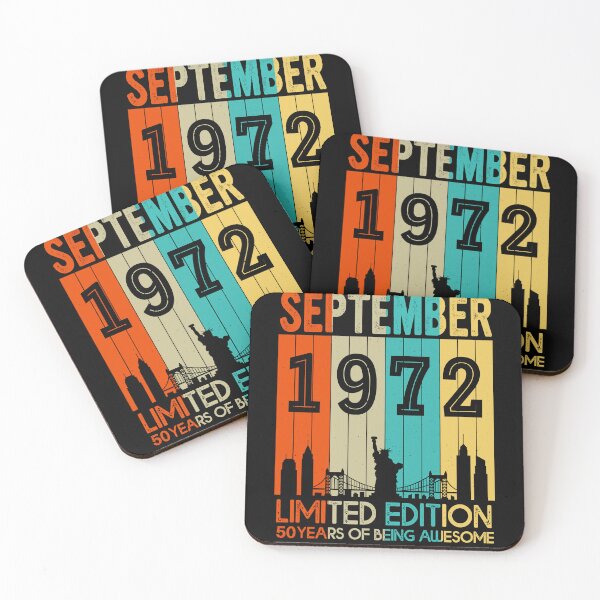 Item preview, September 1972 Limited Edition 50 Years Of Being Awesome designed and sold by AraJordeStore.