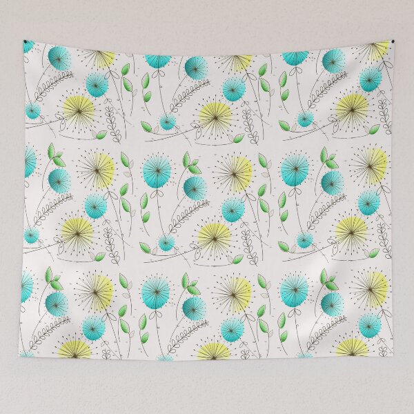 Item preview, Mid-Century Modern Dandelion Clocks designed and sold by gailg1957.
