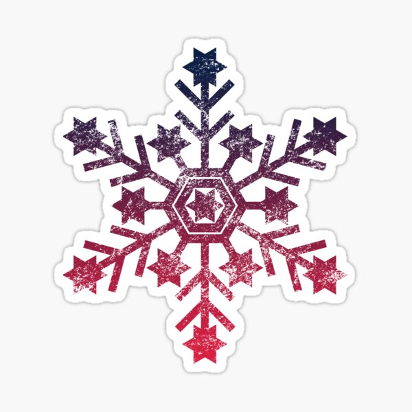 Snowflake Sticker – Nick Alan Art