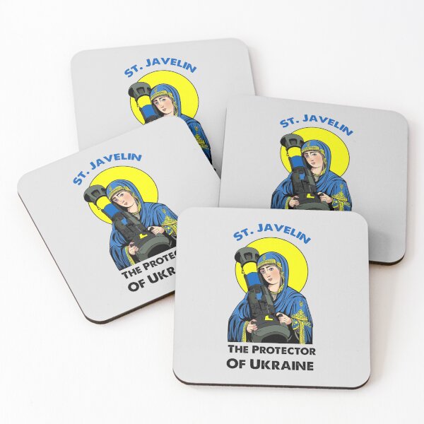 Aperçu de l'œuvre Saint Javelin Le Protecteur de l'Ukraine T-shirt essentiel créée et vendue par JavierBetanct.