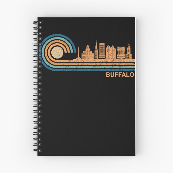 Item preview, Buffalo Skyline Retro Buffalo Fan New York Skyline Buffalo Gear designed and sold by DynamicDesign.