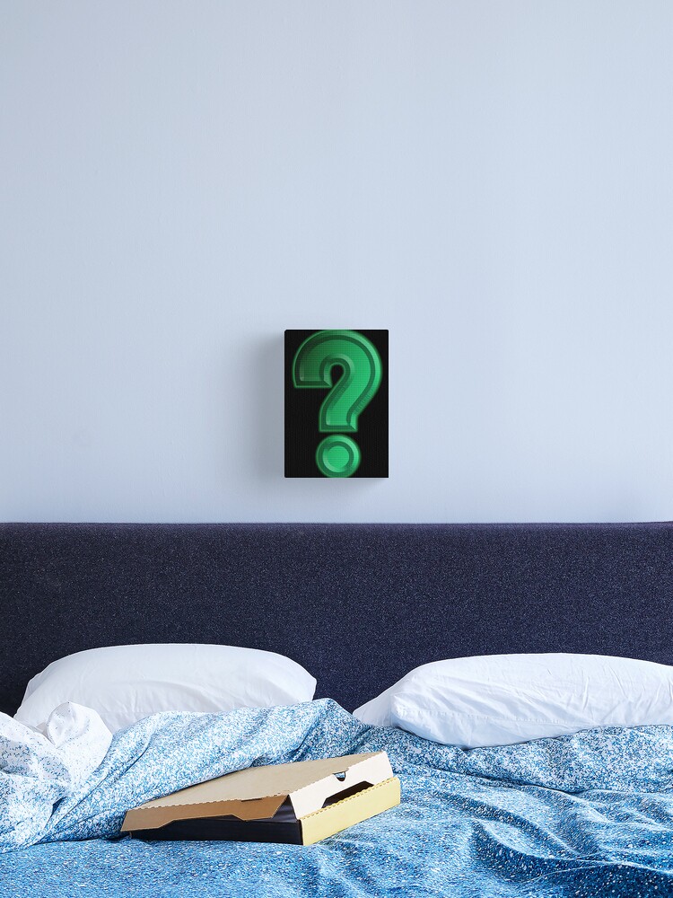 Thumbnail 2 of 3, Canvas Print, Riddler designed and sold by KalEl7.
